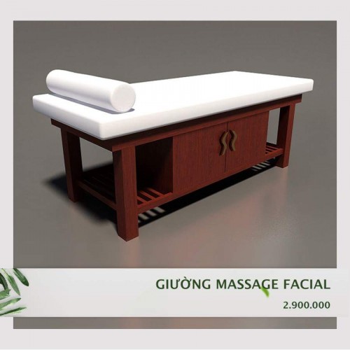 Giường Massage Nâng Đầu Facial